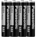 Panasonic Батарейка Panasonic Extra Heavy Duty вугільно-цинкова AAA(R3) плівка, 4 шт.