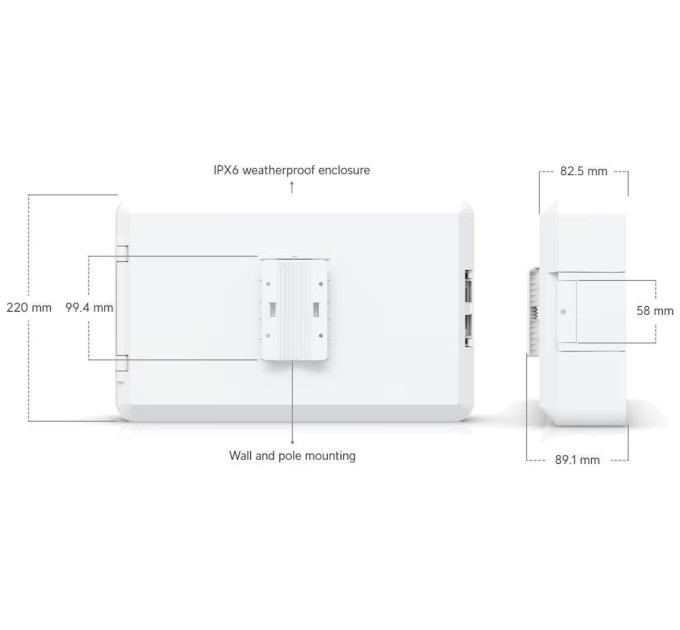 Ubiquiti Захисний монтажний корпус для мережевого обладнання UACC-FLEX-UTILITY-PRO UBIQUITI