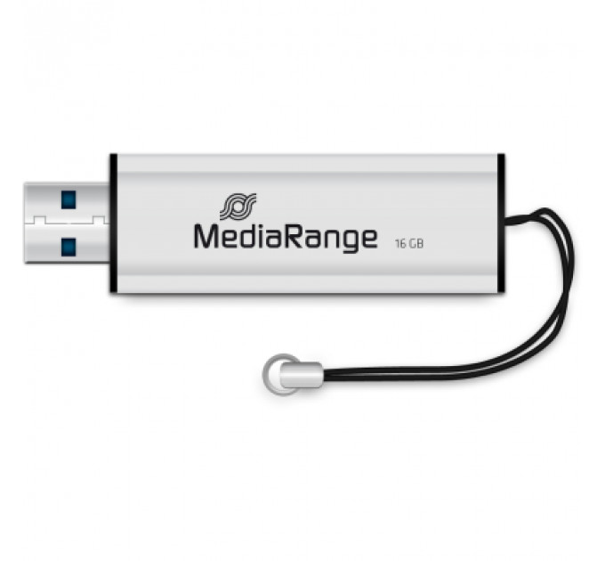 USB флеш накопичувач Mediarange 16GB Black/Silver USB 3.0 (MR915)