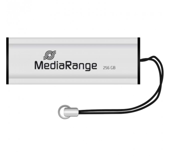 USB флеш накопичувач Mediarange 256GB Black/Silver USB 3.0 (MR919)