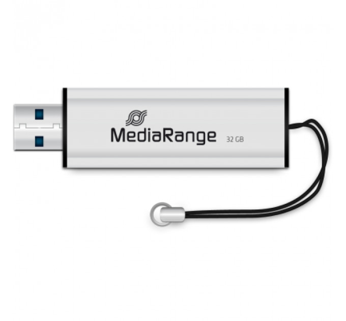 USB флеш накопичувач Mediarange 32GB Black/Silver USB 3.0 (MR916)