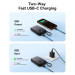 JOYROOM Батарея універсальна JOYROOM 10000mAh, 22.5W, PD, QC, built-in USB-C cable, Black (JR-PBF17)