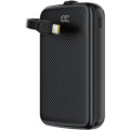 Acefast Батарея універсальна Acefast 10000mAh, 22.5W, PD, QC/3.0, build Type-C cable, M13, Black (6974316283959)
