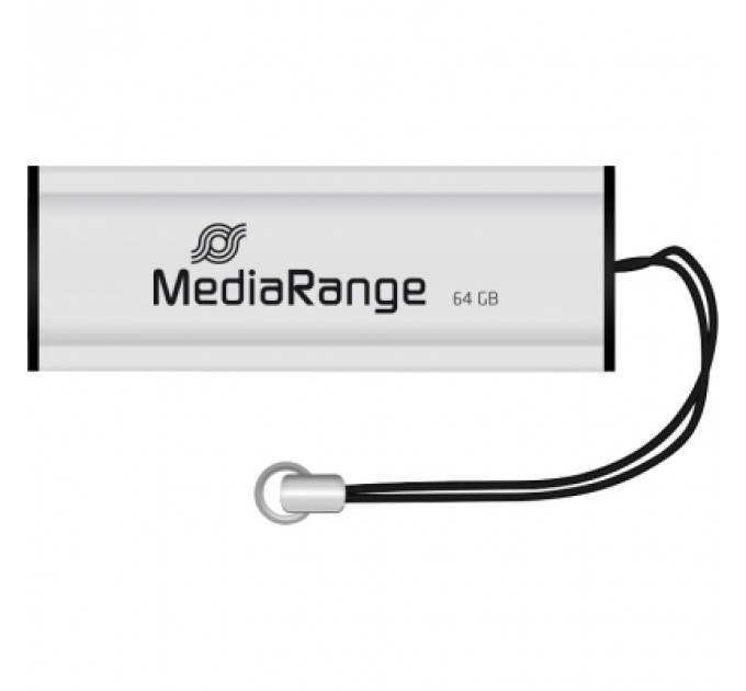 USB флеш накопичувач Mediarange 64GB Black/Silver USB 3.0 (MR917)