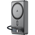 Acefast Батарея універсальна Acefast Magnetic Wireless 10000mAh, 22.5W, PD, QC/3.0, QI 15W, M18, Black (6974316284017)