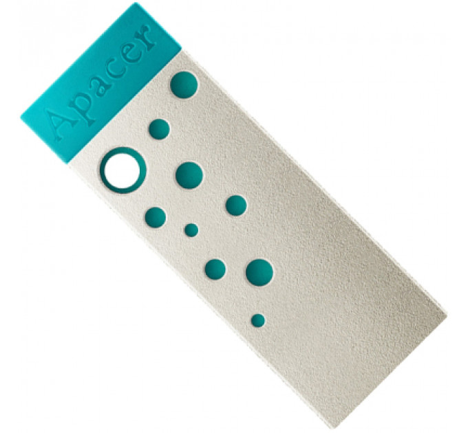 USB флеш накопичувач Apacer 32GB AH11J Turquoise Green USB 2.0 (AP32GAH11JG-1)