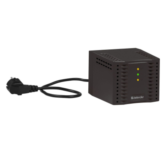 Defender Стабілізатор напруги Defender AVR Premium 1500 600W, 4 розетки, Black (99060)