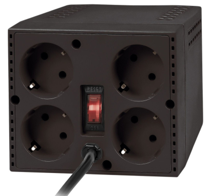 Defender Стабілізатор напруги Defender AVR Premium 1500 600W, 4 розетки, Black (99060)