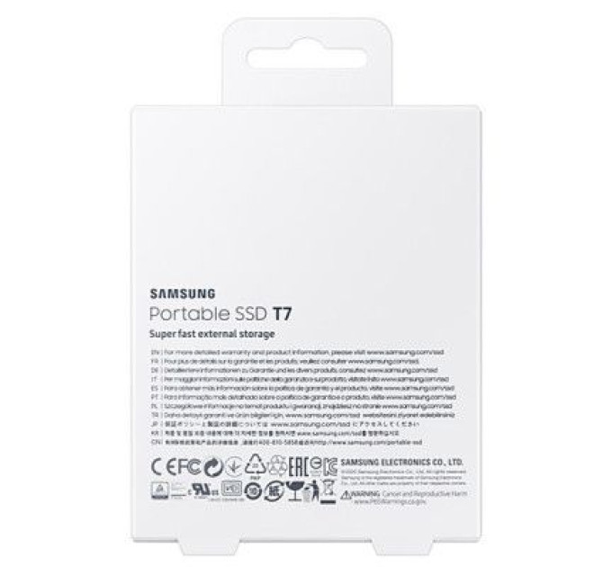 Накопичувач SSD USB 3.2 2TB T7 Samsung (MU-PC2T0H/WW)
