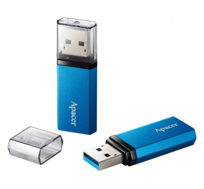 USB флеш накопичувач Apacer 64GB AH25C Ocean Blue USB 3.0 (AP64GAH25CU-1)