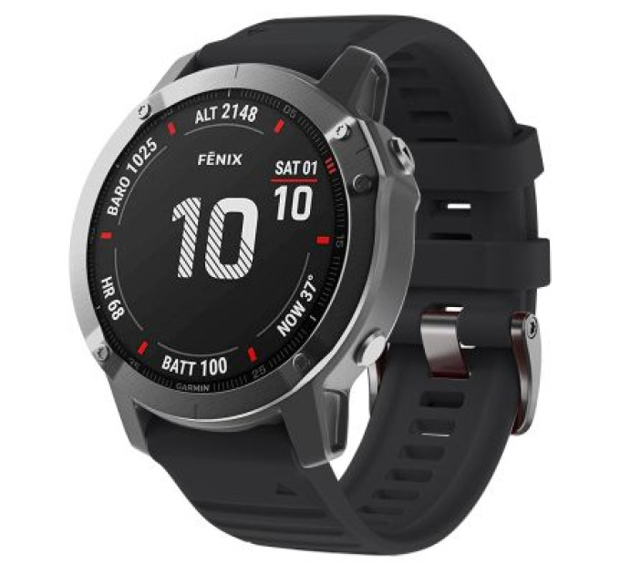 Ремінець до смарт-годинника Armorstandart Silicone 22mm для Garmin Fenix 5/6 Black (ARM60796)