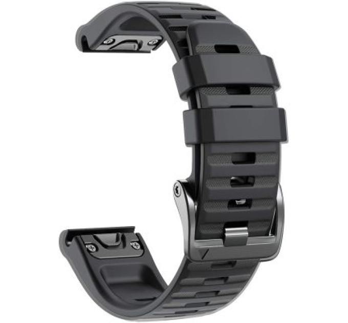 Ремінець до смарт-годинника Armorstandart Silicone 22mm для Garmin Fenix 5/6 Black (ARM60796)