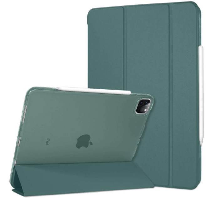 BeCover Чохол до планшета BeCover Tri Fold Hard BeCover Apple iPad Pro 11 2020/2021/2022 Dark Green (709667)