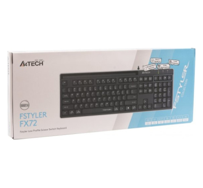 Клавіатура A4Tech FX72 USB Black (4711421001885)