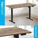Комп'ютерний стіл OfficePro ODE1470DW Dark Wood/Black (ODE1470DW)