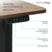 Комп'ютерний стіл OfficePro ODE1470DW Dark Wood/Black (ODE1470DW)