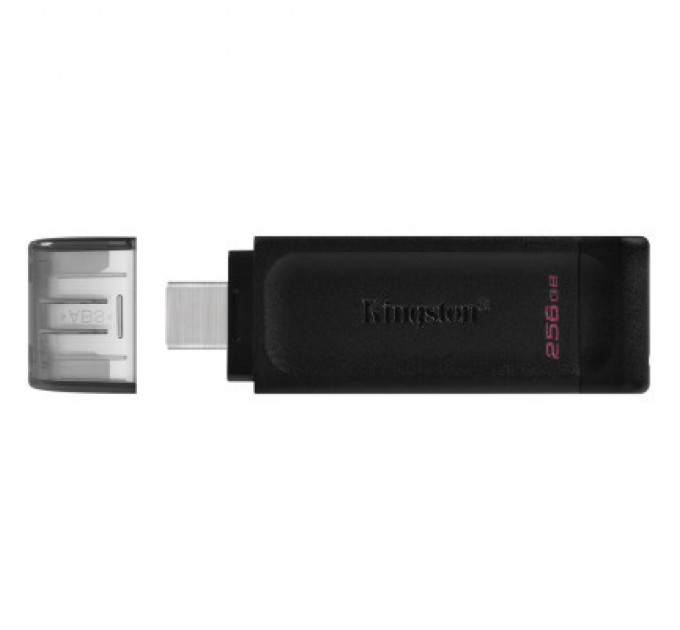USB флеш накопичувач Kingston 256GB DataTraveller 70 USB 3.2 / Type-C (DT70/256GB)