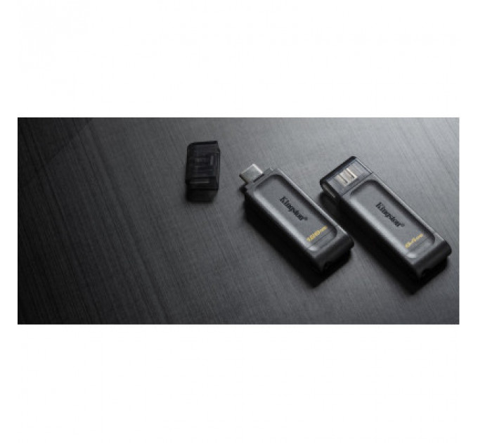 USB флеш накопичувач Kingston 256GB DataTraveller 70 USB 3.2 / Type-C (DT70/256GB)