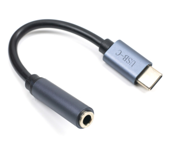 Перехідник USB-C M to 3.5mm F Cabletime (CA913725)
