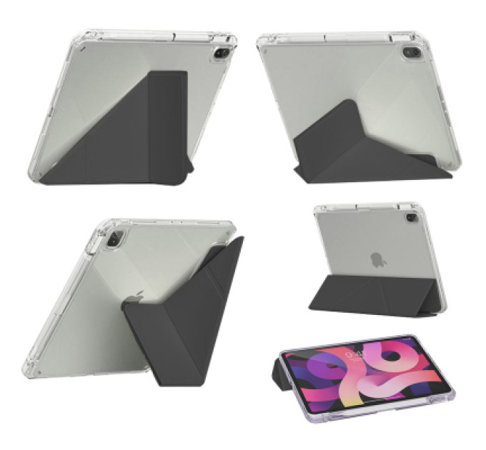 BeCover Чохол до планшета BeCover Ultra Slim Origami Transparent Apple iPad Air 11" M4 2026 Black (715183)