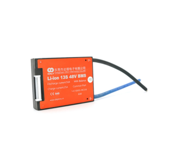 BMS контроллер DaLy Li-ion 48V 13S 25/50A (DL13S-50A)