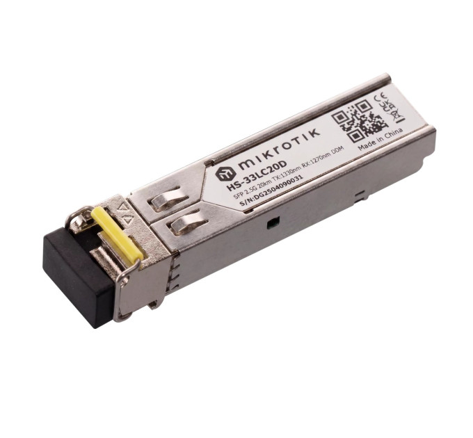 Mikrotik SFP Mikrotik HS-2733LC20D (пара HS-27LC20D + HS-33LC20, 1.25G/2.5G SM 20km 1270/1330)