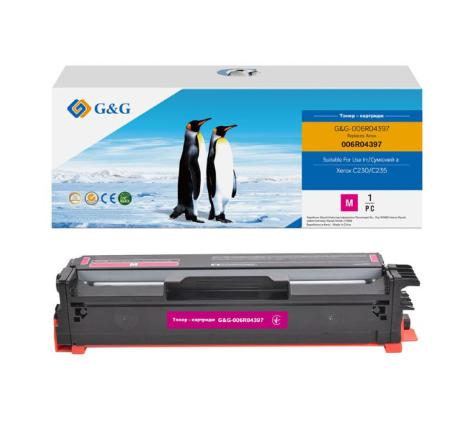 Картридж G&G для Xerox C230/C235 Magenta (2500 стор)