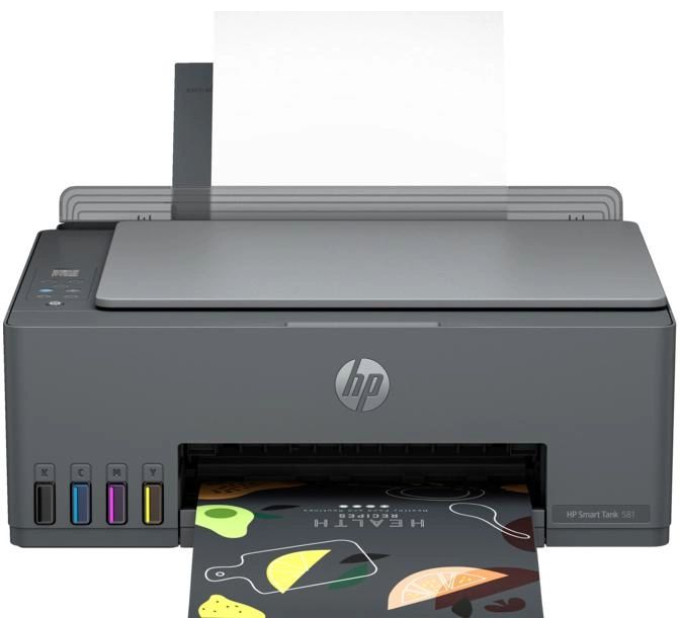 Багатофункціональний пристрій  HP Smart Tank 581 with Wi-Fi (4A8D4A)