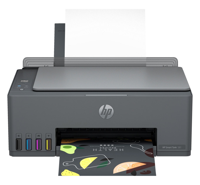 Багатофункціональний пристрій  HP Smart Tank 581 with Wi-Fi (4A8D4A)