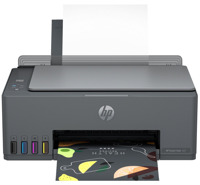 Багатофункціональний пристрій  HP Smart Tank 581 with Wi-Fi (4A8D4A)