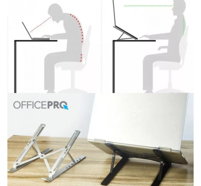 Підставка до ноутбука OfficePro LS320G Grey (LS320G)
