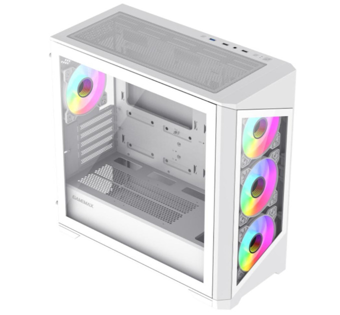 Корпус  Gamemax Destroyer TGW White with window