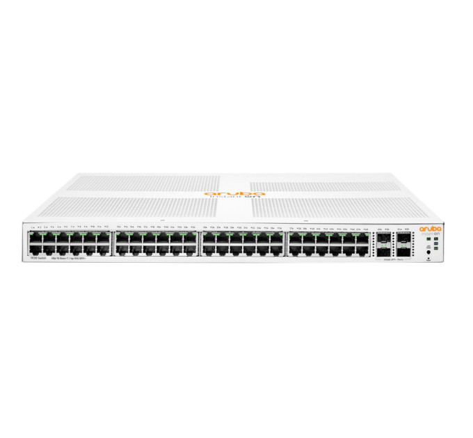Комутатор  Aruba Instant On 1930 48G Class4 PoE 4SFP/SFP+ 370W Switch, 48xGE, 4xGE SFP ports, LT Warr