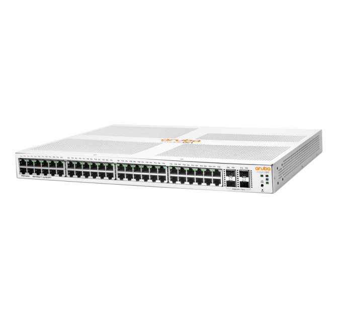 Комутатор  Aruba Instant On 1930 48G Class4 PoE 4SFP/SFP+ 370W Switch, 48xGE, 4xGE SFP ports, LT Warr