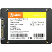 SSD-накопичувач  Atria XT200 SATA III 512GB (ATSATXT200/512)