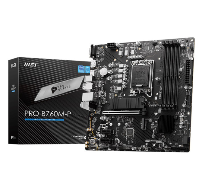 Материнська плата MSI Pro B760M-P Socket 1700