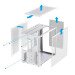 Корпус  Gamemax Infinity White with window