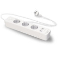 Мережевий фільтр  TP-Link Tapo P300 3/1.5m USB White
