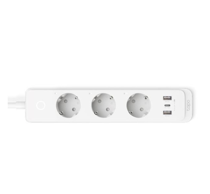 Мережевий фільтр  TP-Link Tapo P300 3/1.5m USB White