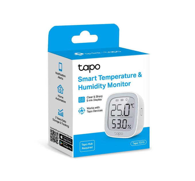 Розумний датчик температури та вологості  TP-Link,  Tapo T315 TP-LINK Tapo T315