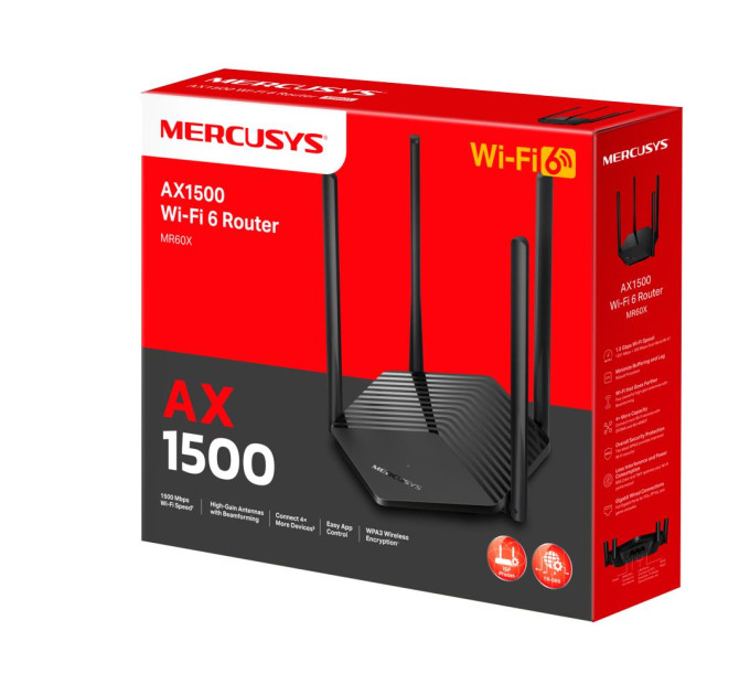 Wi-Fi Роутер  Mercusys MR60X