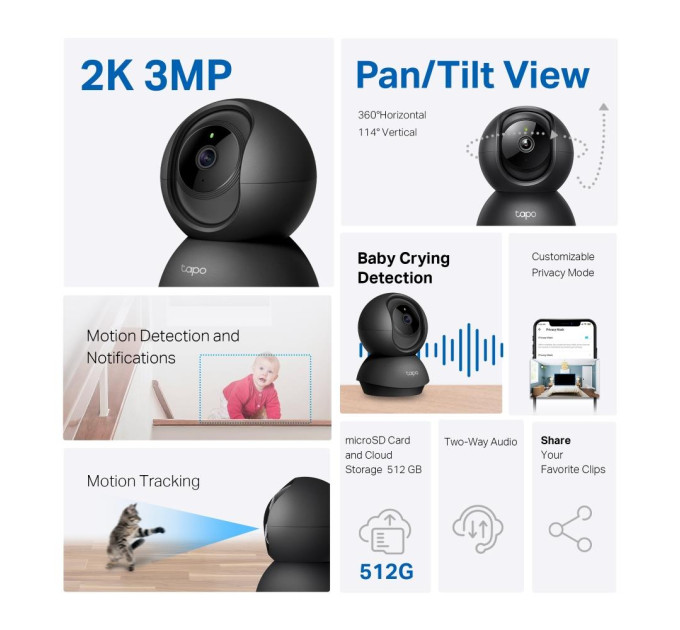Камера  TP-Link Tapo C211