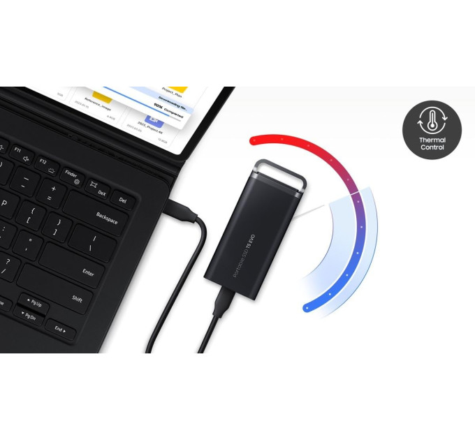 Зовнішній SSD-накопичувач SAMSUNG T5 Evo 4TB USB3.2 Gen1 (MU-PH4T0S/EU)