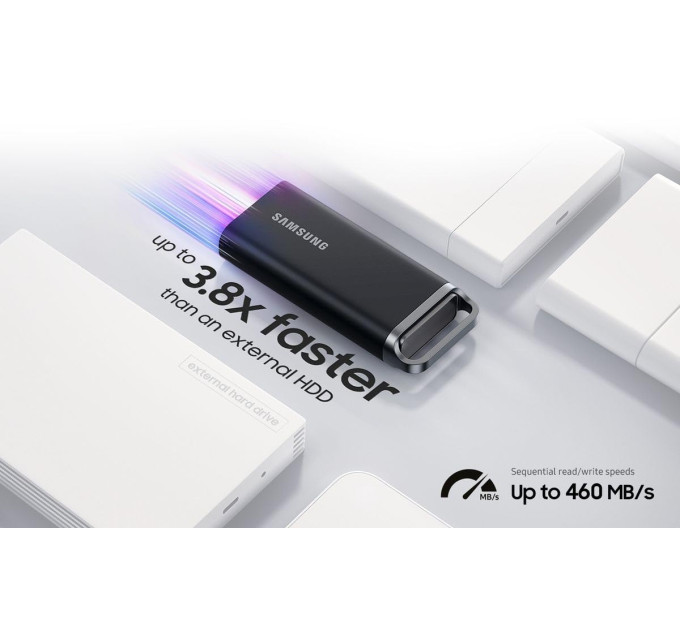 Зовнішній SSD-накопичувач SAMSUNG T5 Evo 4TB USB3.2 Gen1 (MU-PH4T0S/EU)