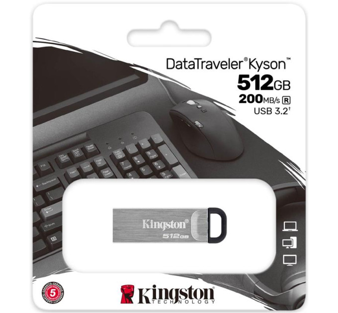 Флешка  Kingston DataTraveler Kyson 512GB (DTKN/512GB)