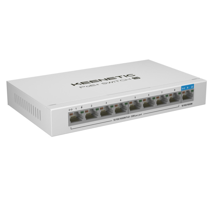 Комутатор  Keenetic PoE Plus Switch 9 (KN-4710)