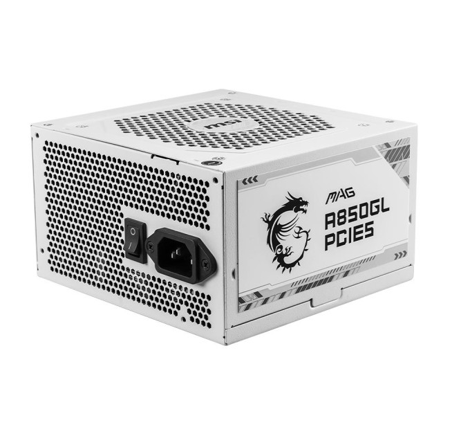 Блок живлення  MSI 850W (MAG A850GL PCIE5 WHITE)