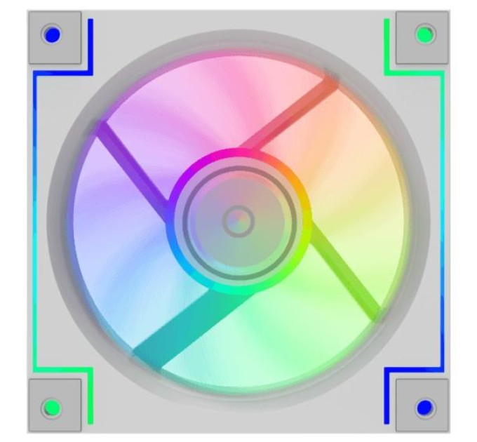 Кулер  Gamemax RD300 WH ARGB Fan 3in1 Kit
