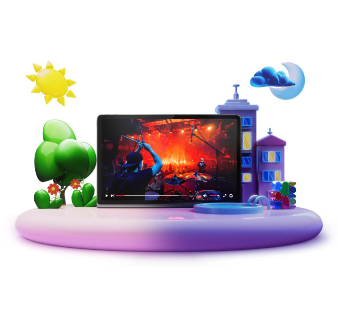 Планшет  Lenovo Tab Plus TB351FU 8/128GB Luna Grey (ZADX0094UA)