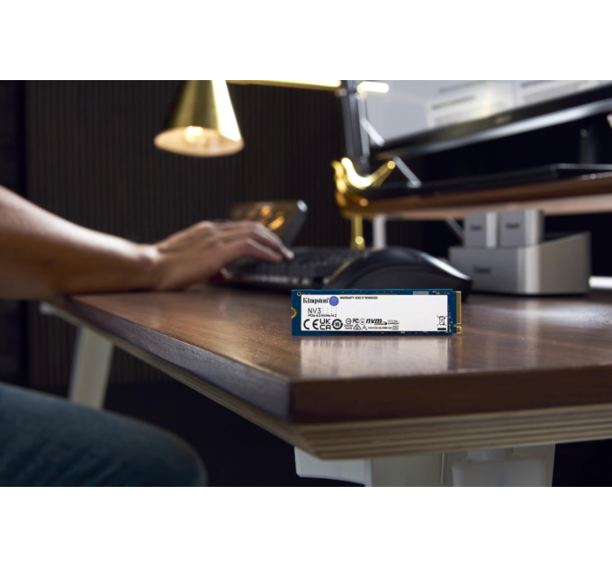 SSD накопичувач Kingston 1TB M.2 NVMe NV3 M.2 2280 PCIe Gen4.0 x4 (SNV3S/1000G)